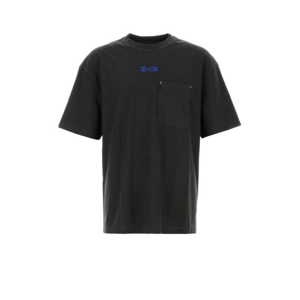 Hugo Men Slate Cotton T-Shirt